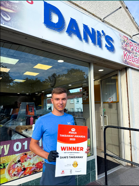 Dani's Takeaway Midlothian Mealzo Award 