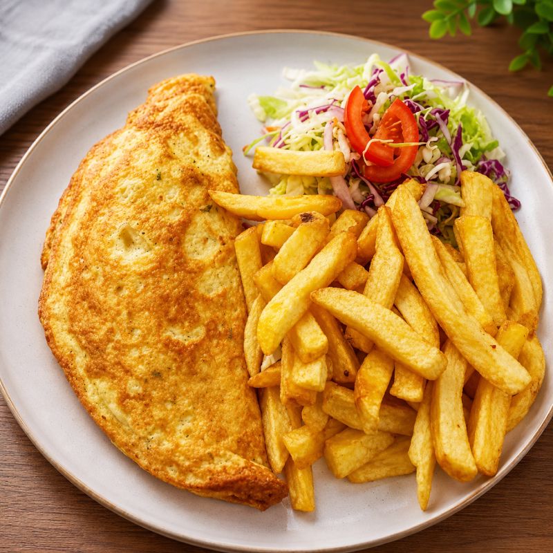 Calzone served at Dani's Takeaway Midlothian