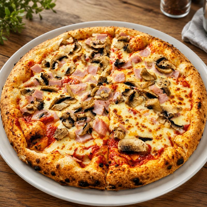 Pizza served at Dani's Takeaway Midlothian